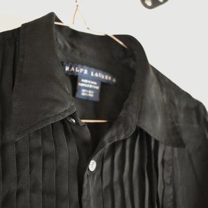 Vintage Silk Button Down Shirt